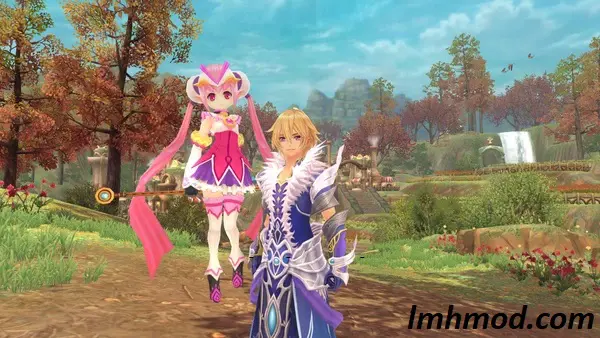 Ảnh 2 của Tải game Aura Kingdom Apk 16.6.2 cho Android, IOS Cảnh chiến đấu trong game Aura Kingdom với nhân vật và Eidolon