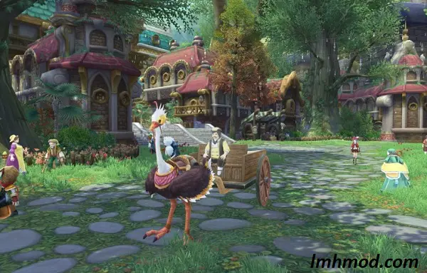 Ảnh 4 của Tải game Aura Kingdom Apk 16.6.2 cho Android, IOS Giao diện game Aura Kingdom hiển thị các tính năng hỗ trợ