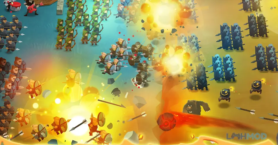 Ảnh 2 của Tải Battle Legion Mod Apk 3.0.3 (Menu/Damage, God Mode) cho Android iOs Quân đoàn Battle Legion trong đội hình chiến đấu