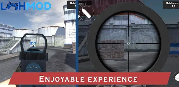 Ảnh 4 của Battle Of Agents MOD APK 0.5.8 (Mở khóa) Android iOS Alt text mô tả cảnh hành động sôi động trong game