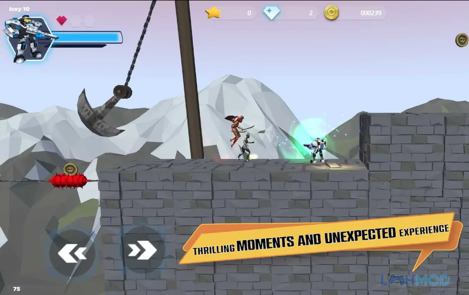 Ảnh 6 của Tải Blaster Blade Apk 1.1.0 cho Android iOs Phi công vũ trụ đối mặt với kẻ thù ngoài hành tinh trong một trận chiến căng thẳng