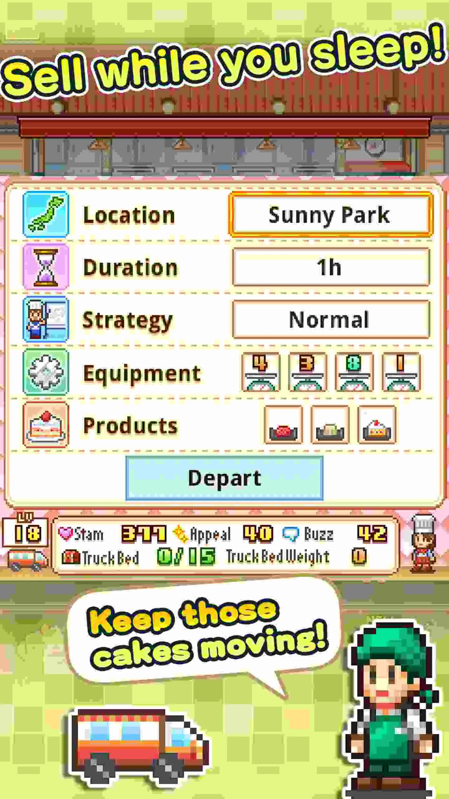 Ảnh 5 của Tải game Bonbon Cakery Mod 2.1.8 (Vô hạn tiền, huy chương) Một cửa hàng Bonbon Cakery đông đúc khách hàng