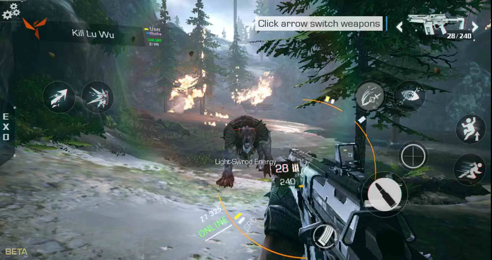 Ảnh 2 của Tải game Bright Memory Mobile Mod APK 1.01 ( Vô hạn tiền ) Ảnh bright memory mobile mod 1