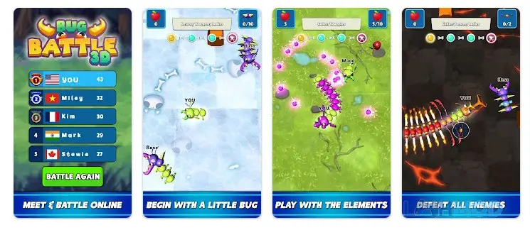 Ảnh 2 của Bug Battle 3D Apk 2.6.1 – LMHMOD Ảnh bug battle 3d mod apk 1