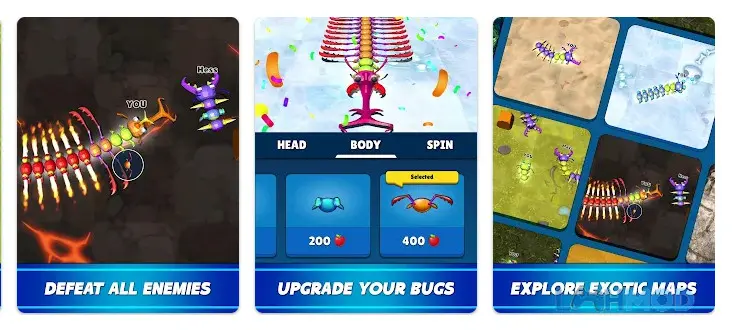 Ảnh 3 của Bug Battle 3D Apk 2.6.1 – LMHMOD Ảnh bug battle 3d mod apk 2
