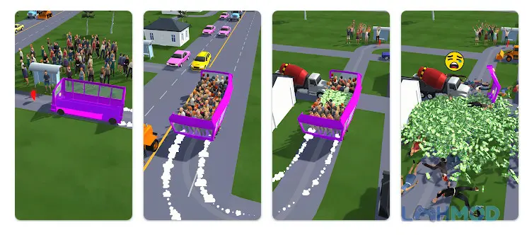 Ảnh 2 của Tải Bus Arrival Apk 2.2.1 cho Android iOs Alt text: Hình ảnh cận cảnh khoang lái xe buýt, thể hiện đồ họa chi tiết