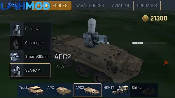 Ảnh 1 của C-RAM CIWS simulator MOD APK v4.26 (Vô hạn tiền) Cảnh chiến hạm đang khai hỏa hệ thống CIWS chống lại máy bay địch