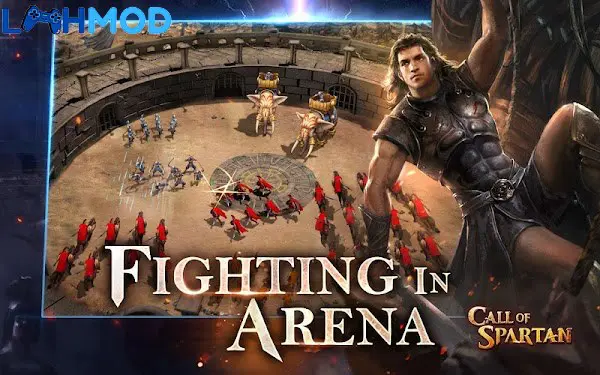 Ảnh 2 của Tải Call of Spartan APK 4.7.2 cho Android iOS Giao diện chiến đấu trong Call of Spartan