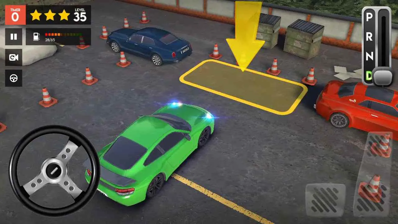 Ảnh 4 của Tải game Car Parking Pro Mod APK 0.3.4 (Vô Hạn Tiền) Cảnh lái xe trong Game Car Parking Pro Mod