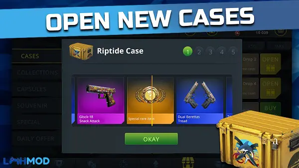 Ảnh 3 của Tải Case Chase Mod Apk 1.12.0 (vô hạn tiền) Android Người chơi đang bán vật phẩm từ kho đồ để kiếm tiền.