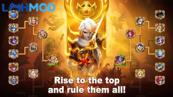 Ảnh 1 của Castle Clash: World Ruler APK 3.2.3 cho Android iOS Cảnh xây dựng và chiến đấu trong Castle Clash World Ruler