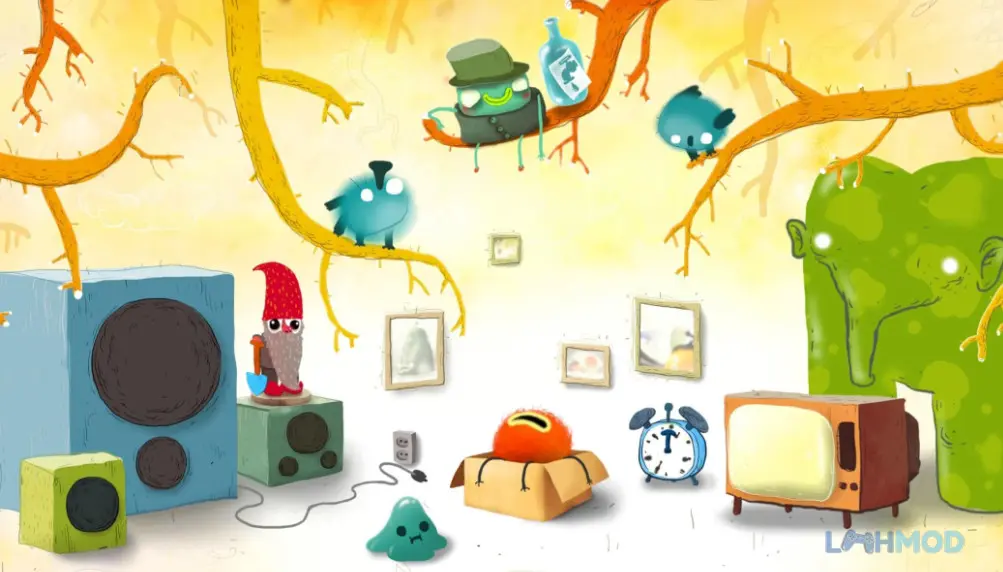 Ảnh 1 của CHUCHEL Mod Apk 2.0.47 (Full Paid) Chuchel và Kekel tranh giành quả anh đào