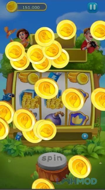 Ảnh 2 của Tải Coin Frenzy Apk 1.0.1 cho Android iOs Cảnh quay bánh xe may mắn trong game Coin Frenzy
