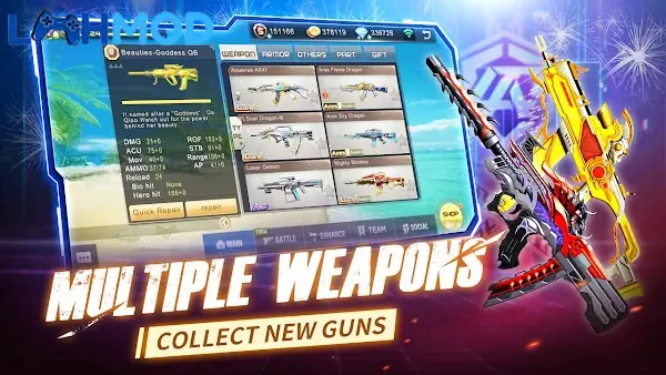 Ảnh 4 của Crisis Action: 6th Anniversary APK 4.4.6 Android iOS Một cảnh khác trong game Crisis Action với nhân vật và môi trường