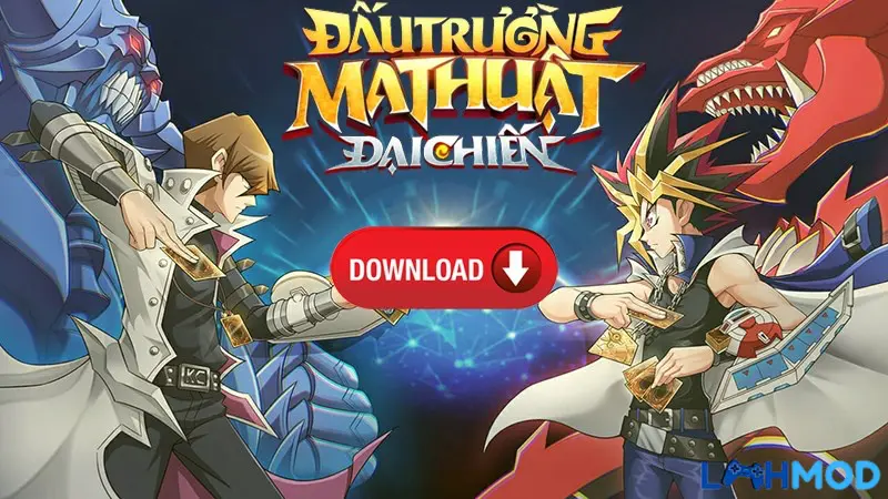 Ảnh 1 của Tải Đấu Trường Ma Thuật Apk 1.0.160 cho Android Yugi và các lá bài quái vật trong Đấu Trường Ma Thuật