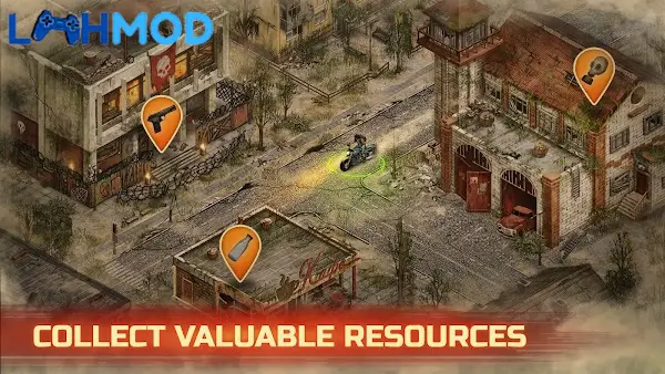 Ảnh 2 của Tải Day R Survival MOD APK 1.754 (Vô hạn tiền) cho Android iOS Bản đồ Liên Xô thời hậu tận thế trong Day R Survival