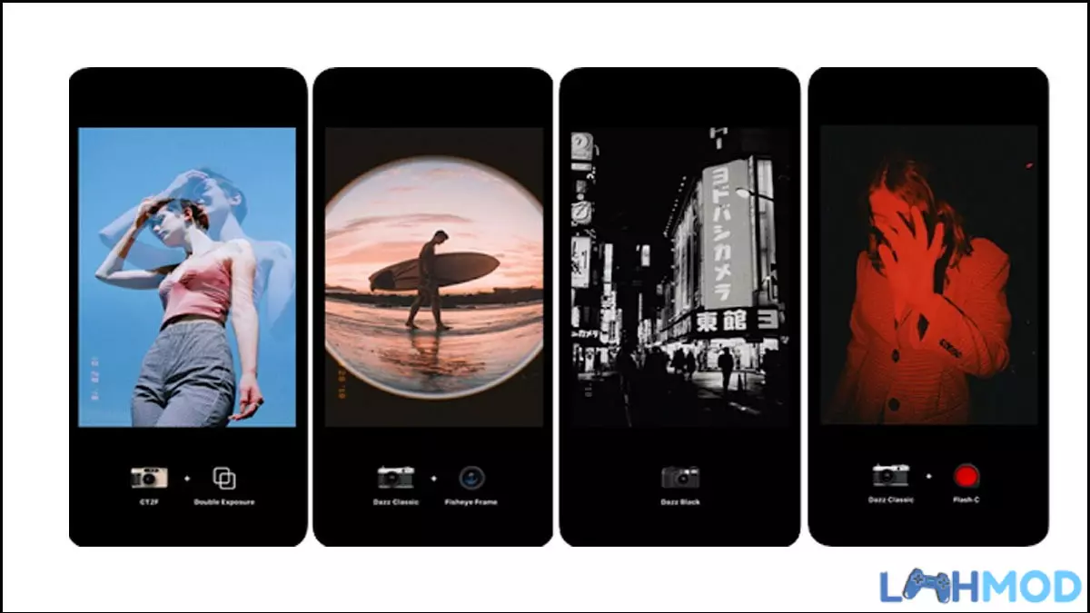 Ảnh 6 của Tải Dazz Cam Apk 2.0.4 Cho Android (Mod Mở khóa Pro) Màn hình giới thiệu Dazz Cam, nhấn mạnh khả năng tạo ảnh phong cách vintage