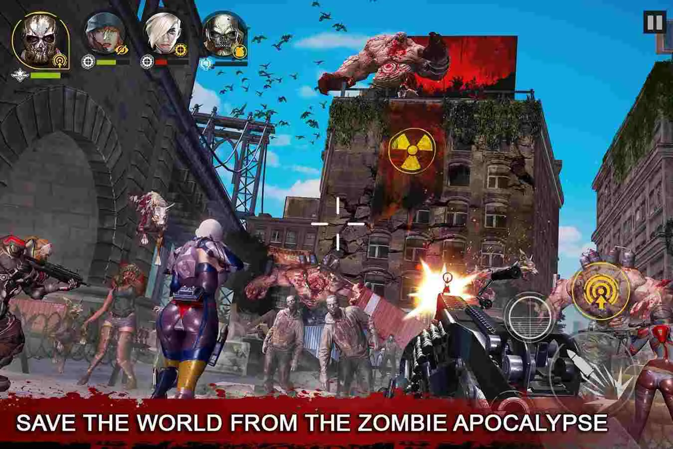 Ảnh 5 của DEAD WARFARE: Zombie Mod APK 2.21.14 (Menu, Vô Hạn Đạn/Ammo, Health) Màn hình chọn nhân vật và vũ khí trong DEAD WARFARE