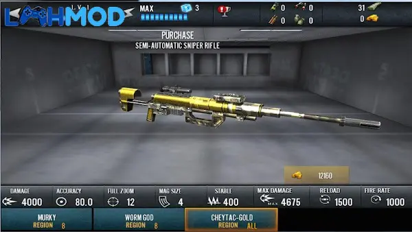 Ảnh 4 của Death Shooter 3 : kill shot APK 1.2.34 cho Android iOS Hình ảnh cận cảnh trong một nhiệm vụ của Death Shooter 3 Kill Shot