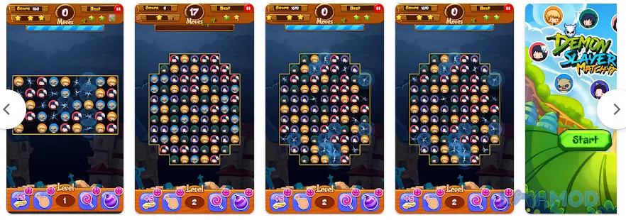 Ảnh 3 của Tải Demon Slayer Kimetsu no Yaiba Apk 2.3.9 cho Android iOs Người chơi thực hiện combo trong Demon Slayer Kimetsu no Yaiba