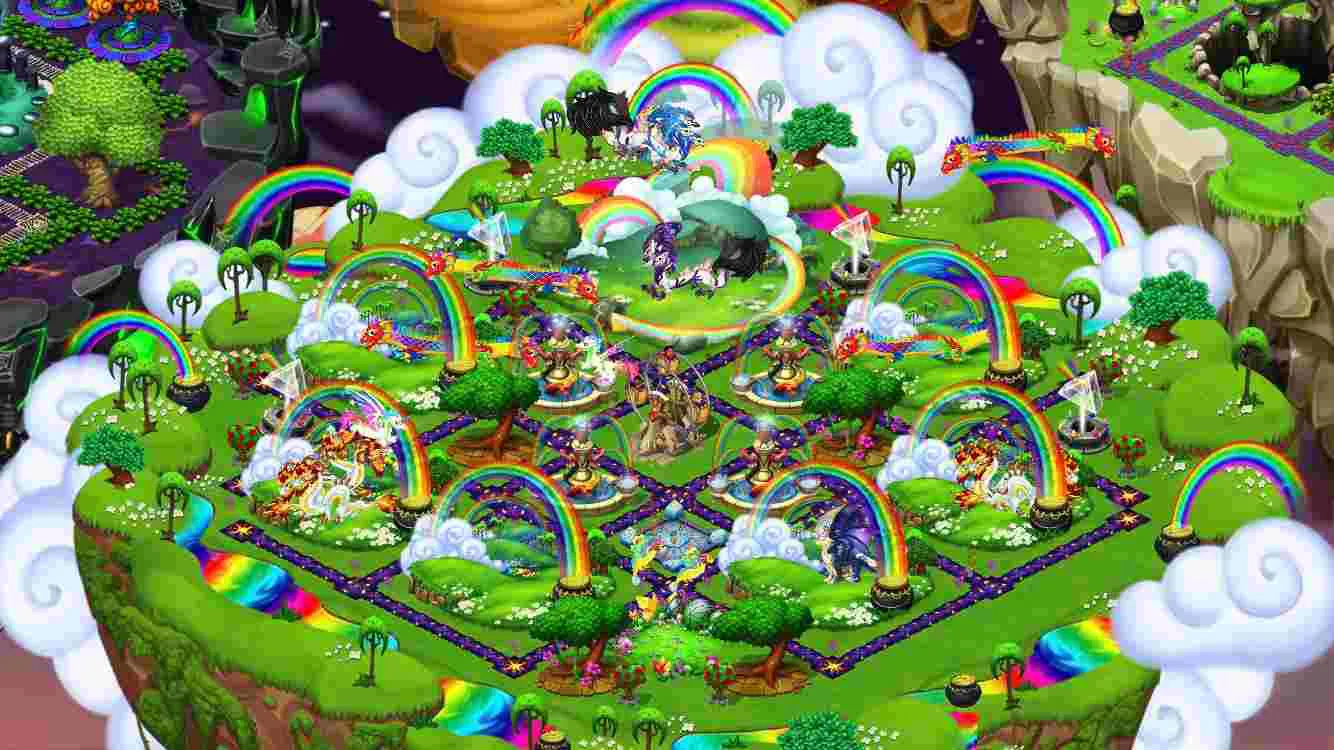 Ảnh 3 của Tải DragonVale Mod APK 4.26.3 (Menu, Mua Sắm, Vô Hạn Tiền) Một chú rồng màu xanh tuyệt đẹp trong thế giới DragonVale