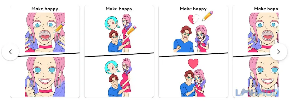 Ảnh 3 của Tải Draw Happy Streamer Fun Game Apk 0.0.1 cho Android iOs Một tình huống khó xử cần người chơi vẽ để giải quyết