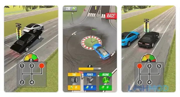 Ảnh 3 của Tải Drift 2 Drag Apk 0.34 cho Android iOs Khoảnh khắc gay cấn khi xe đang drift trên đường đua tốc độ