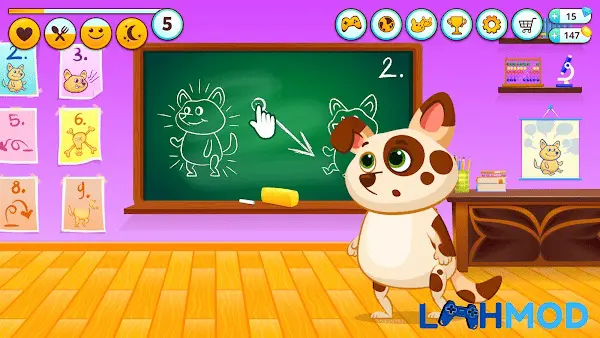 Ảnh 4 của Tải trò chơi Duddu MOD APK 1.53 (Vô hạn tiền) cho Android iOS Duddu với bộ trang phục ngộ nghĩnh