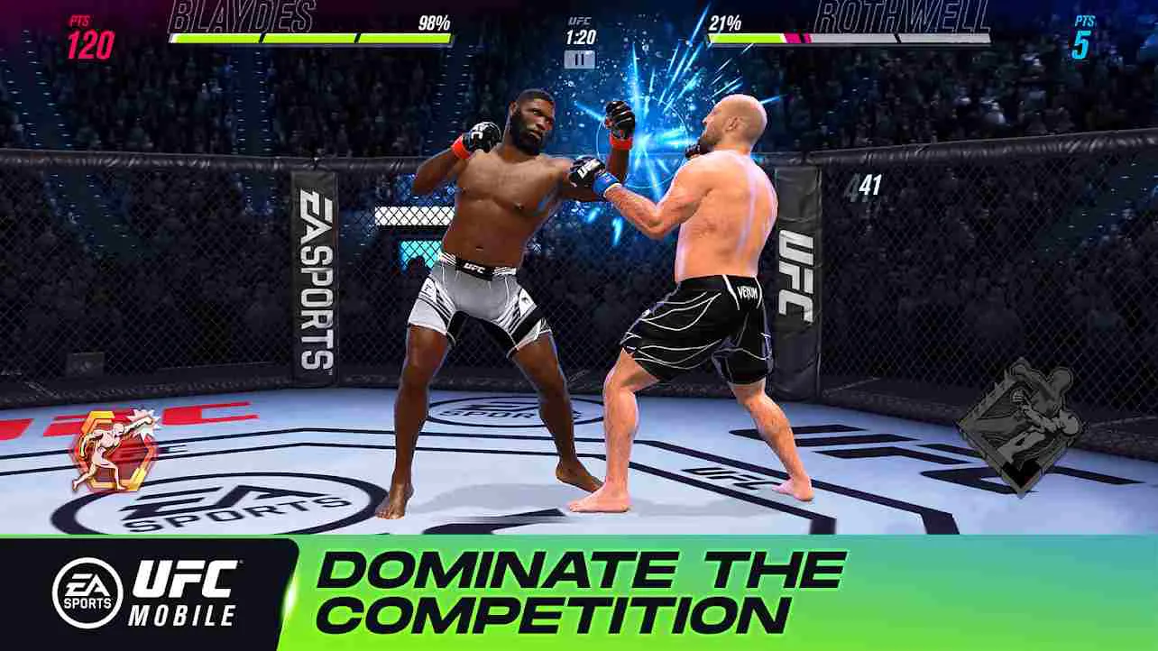 Ảnh 6 của Tải game EA SPORTS UFC Mobile 2 Mod APK v1.11.09 (Mở Khoá) Màn hình chọn chế độ chơi trong EA SPORTS UFC Mobile 2
