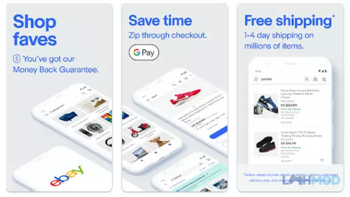 Ảnh 2 của Tải ứng dụng eBay Mod Apk 5.23.2.0 (Mở khóa Premium) cho Android iOs Giao diện tìm kiếm và mua sắm trên eBay