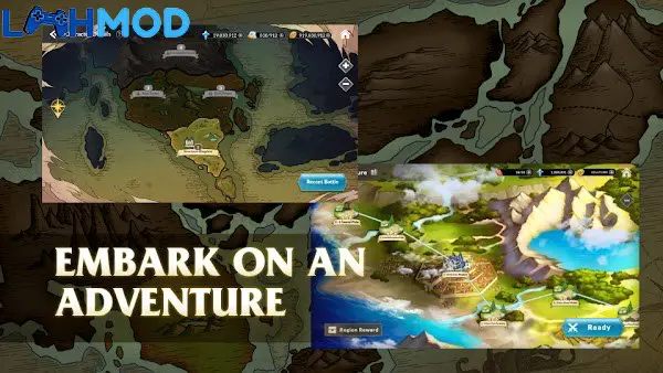 Ảnh 3 của Evermore Knights MOD APK 0.98 (God Mode) Android iOS Cảnh chiến đấu hoành tráng trong Evermore Knights