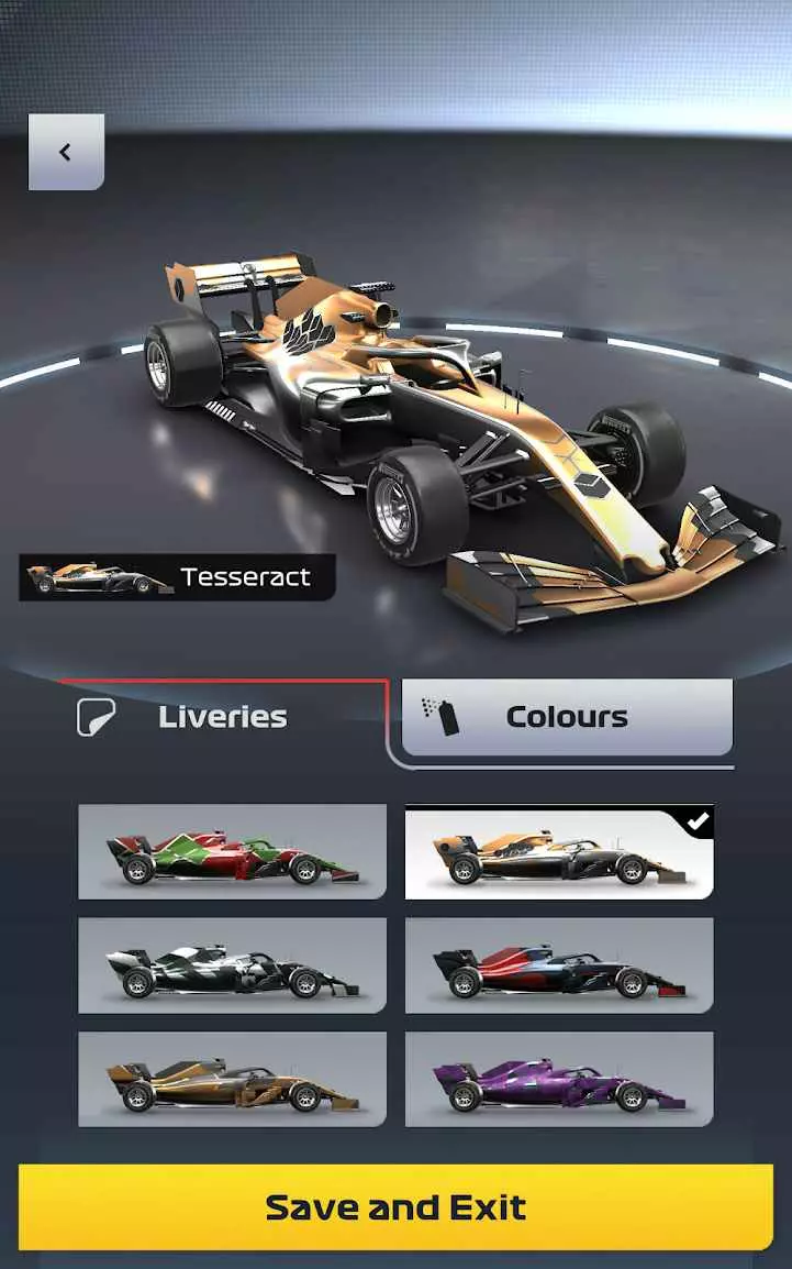 Ảnh 5 của Tải game F1 Clash Mod APK 20.02.17551 (Mở Khoá) Các xe F1 đang tăng tốc trên đường đua dưới góc nhìn quản lý