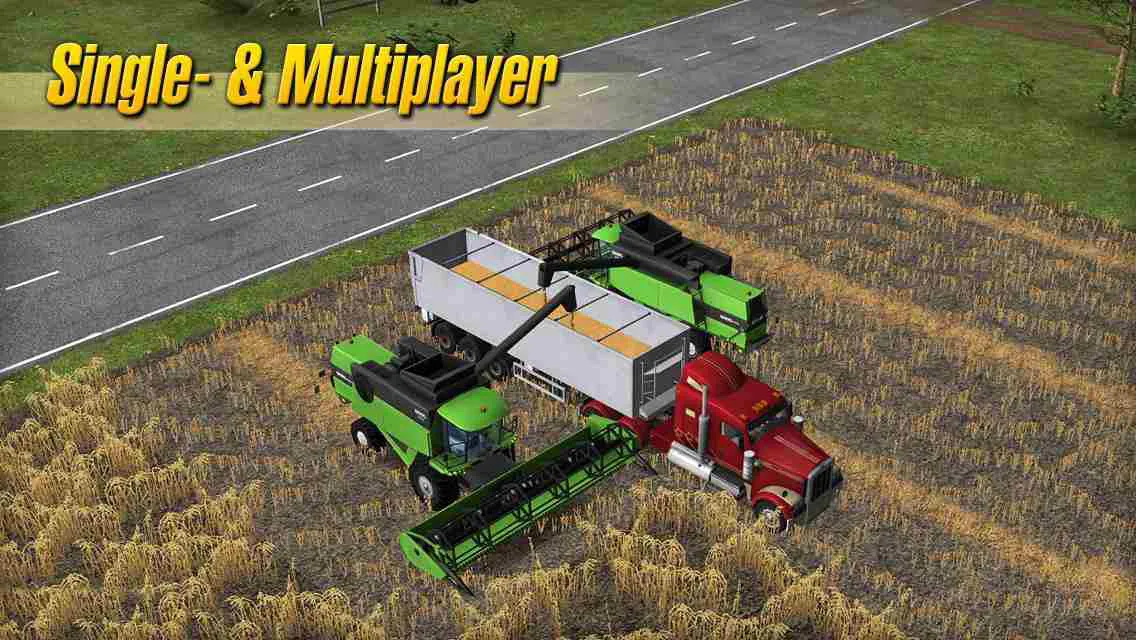 Ảnh 4 của Tải Hack Farming Simulator 14 Mod APK 1.4.8 (Menu, Vô Hạn Tiền) Nông trại rộng lớn trong Farming Simulator 14 với nhiều loại cây trồng