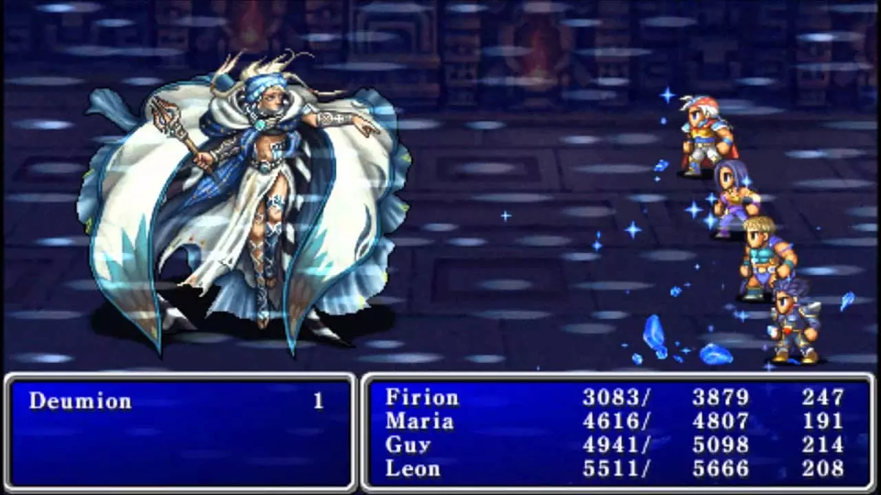 Ảnh 3 của Tải game FINAL FANTASY II Mod APK 1.0.3 ( Vô hạn tiền ) Giao diện chọn nhân vật hoặc menu trong FINAL FANTASY II Mod APK