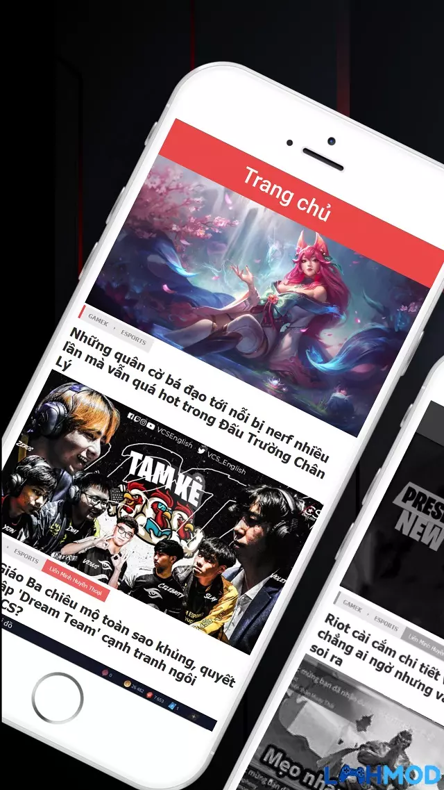 Ảnh 1 của Tải ứng dụng GameK Apk 1.0.6 cho Android, IOS Giao diện tổng quan của ứng dụng trên thiết bị di động