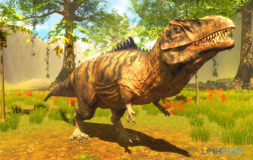 Ảnh 2 của Tải Giganotosaurus Simulator Apk 1.0.3 cho Android iOs Giganotosaurus săn mồi trong môi trường rừng rậm kỷ Jura