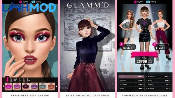 Ảnh 1 của GLAMM’D MOD APK 1.9.115 (Phần thưởng miễn phí) Android Thi đấu trong GLAMM'D