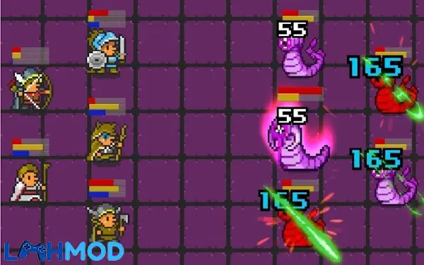 Ảnh 4 của Tải Grow Heroes APK 6.0.3 cho Android iOS Một trận chiến mãn nhãn với hiệu ứng kỹ năng trong Grow Heroes