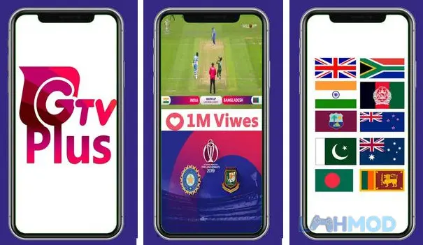 Ảnh 3 của Tải Gtv Plus Apk 3.1.7 cho Android iOS Màn hình ứng dụng Gtv Plus APK với một chương trình đang phát sóng