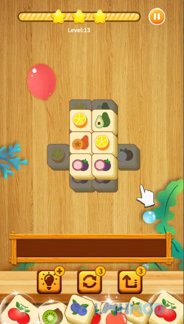 Ảnh 2 của Tải Happy Match Apk 1.9.5 cho Android iOs Cảnh game Happy Match với nhiều loại trái cây khác nhau