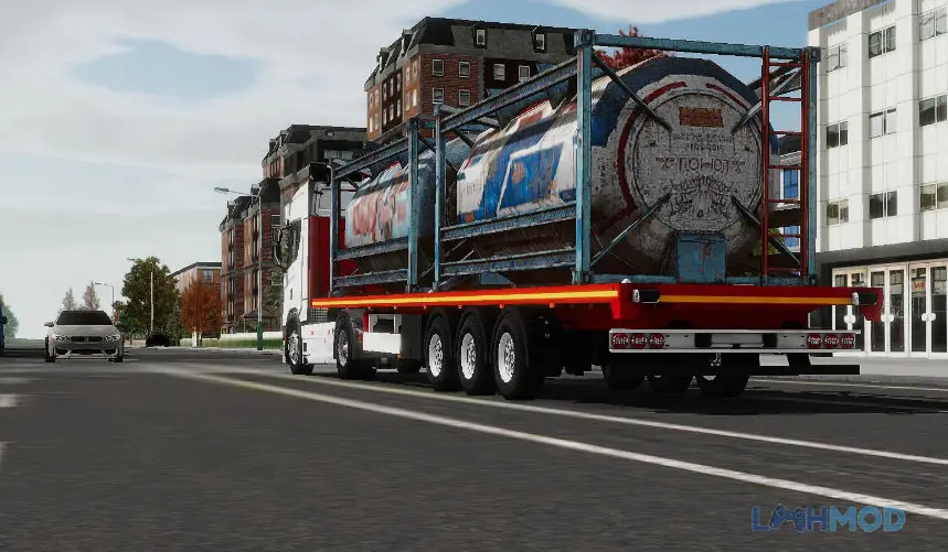 Ảnh 3 của Tải Heavy Machines Construction Mod Apk 1.0.3 (Vô Hạn Tiền) cho Android iOs Xe tải chở vật liệu nặng trên đường công trường