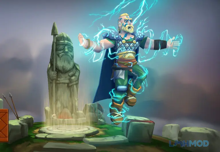 Ảnh 3 của Tải Heroes of Valhalla Apk 1.2.2 cho Android iOs Giao diện chiến đấu với nhiều anh hùng trong Heroes of Valhalla