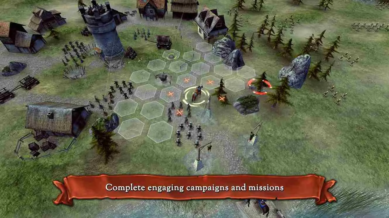 Ảnh 5 của Tải game Hex Commander Mod APK 5.1.2 (Menu, Vô Hạn Tiền) Tải Hex Commander Mod với bản đồ và quân lính
