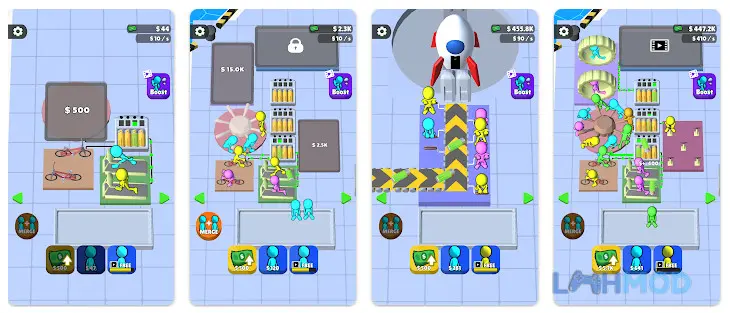 Ảnh 2 của Tải Human Electric Company Mod Apk 0.9.1 (Free Rewards) cho Android iOs Cảnh quan Human Electric Company Mod đang hoạt động