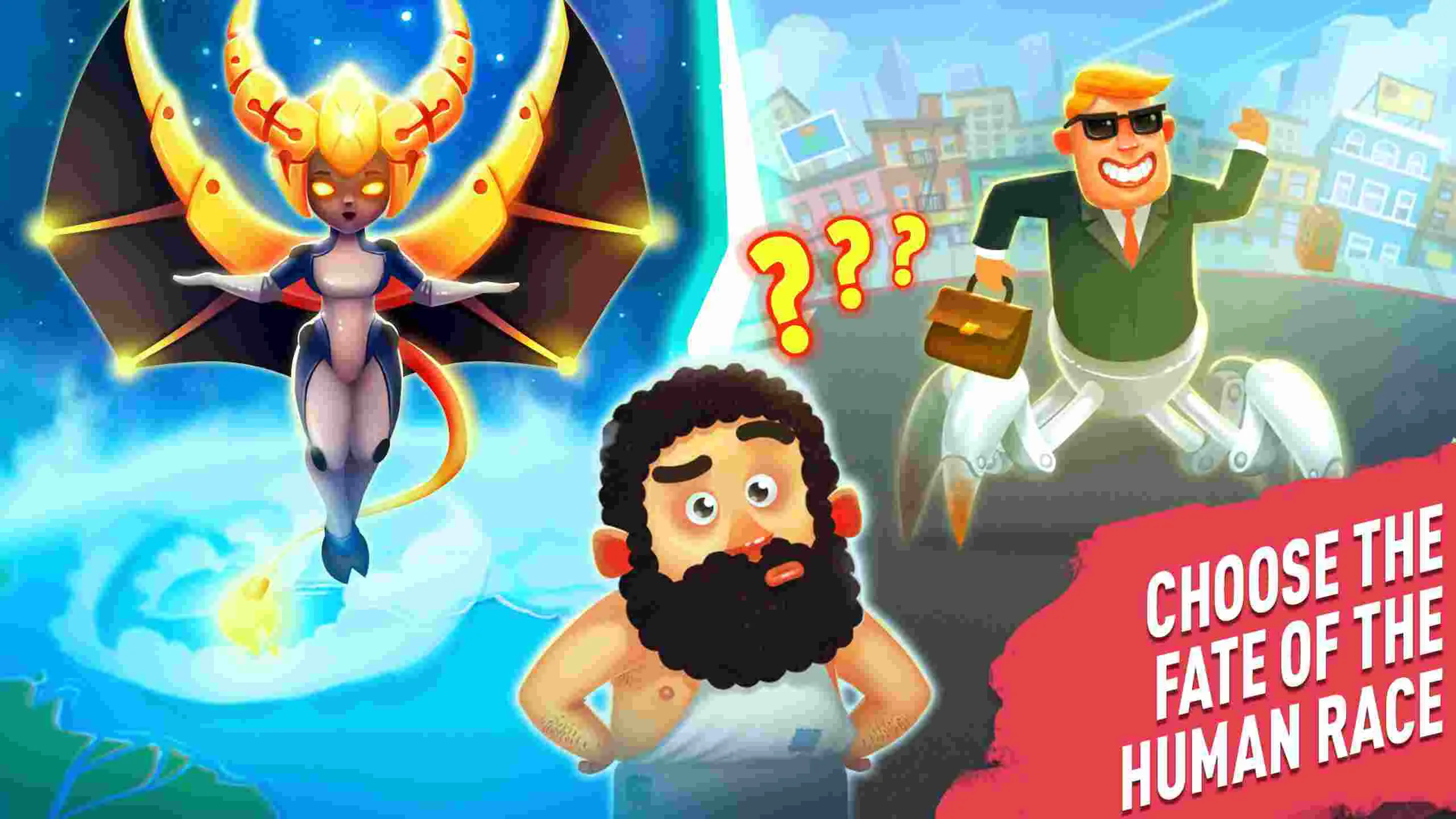 Ảnh 3 của Tải game Human Evolution Clicker Mod APK V1.9.9 (Vô hạn Tiền) Màn hình tiến hóa trong Human Evolution Clicker Mod