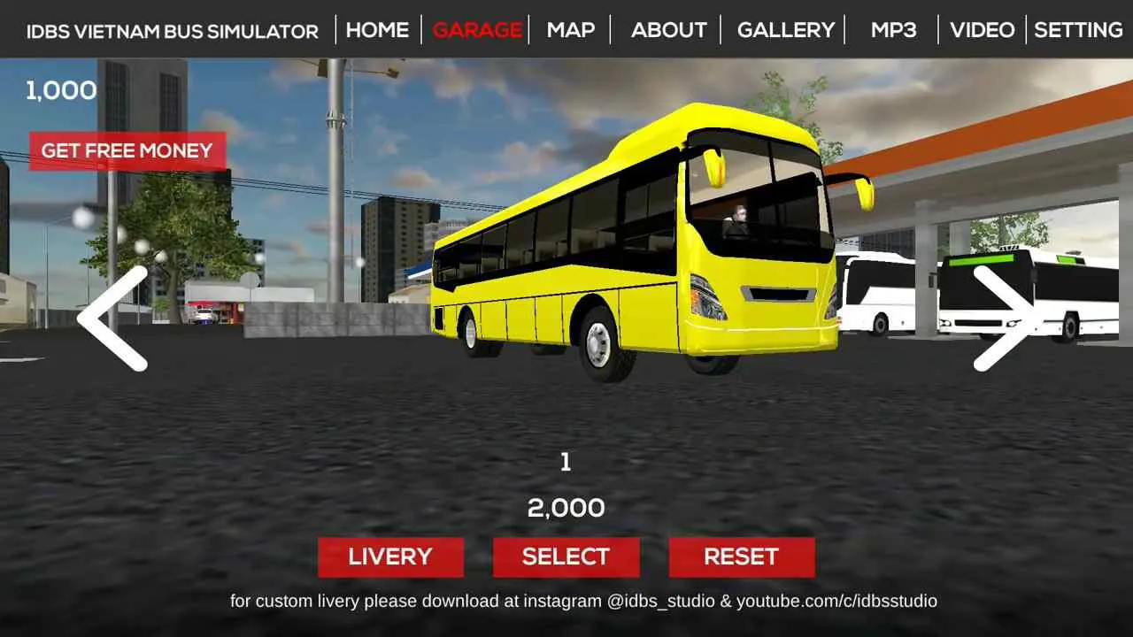 Ảnh 3 của IDBS Bus Simulator Mod APK 7.3 (Menu, Vô Hạn Tiền) Khoang lái của xe buýt với vô lăng và các đồng hồ hiển thị