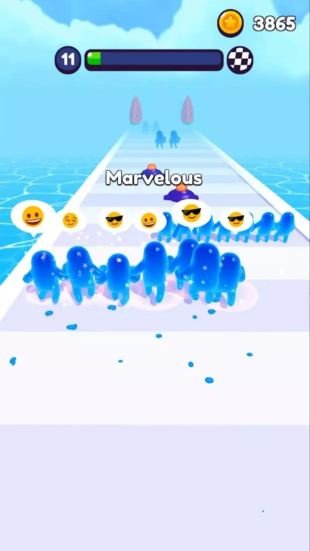 Ảnh 2 của Join Blob Clash 3D Mod APK v0.3.61 (Mở Khoá Các Mặt Hàng) Gameplay Join Blob Clash 3D Mod