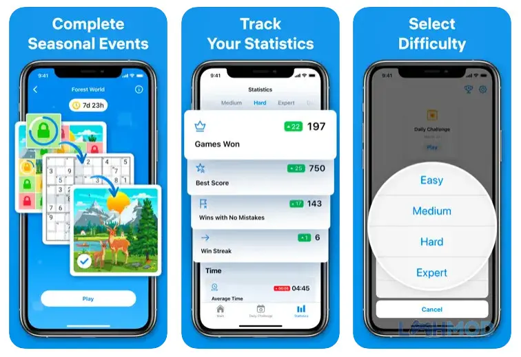 Ảnh 3 của Tải game Killer Sudoku by Sudoku.com Apk 3.1.0 cho Android iOs Hình ảnh các tùy chọn trong game Killer Sudoku by Sudoku.com