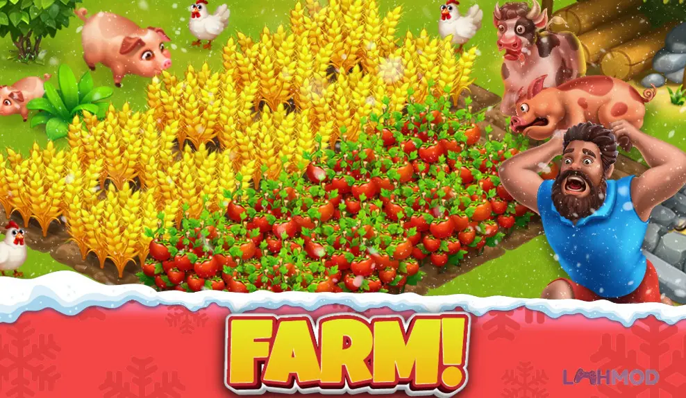 Ảnh 4 của Tải Kong Island Mod Apk 106M (Vô Hạn Tiền) cho Android iOs Một góc đảo Kong rực rỡ dưới ánh nắng