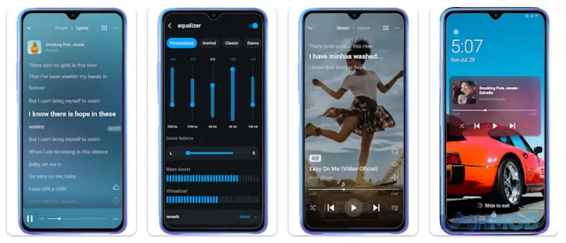 Ảnh 3 của Tải Lark Player Mod Apk 5.54.7 (Mở khóa Pro) cho Android iOs Giao diện chính và thư viện nhạc của Lark Player